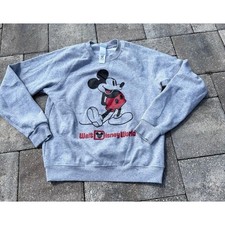 Disney Disney Parks Walt Disney World Mickey Heather Gray Sweatshirt sz small