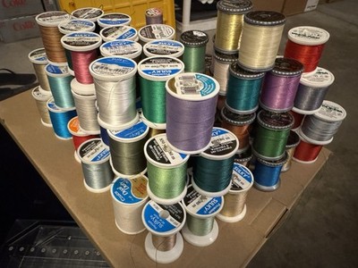 94 Spool Lot Sulky(49), Brother(28) Madera(9) & Misc(8) Thread Quilting Sew, B28