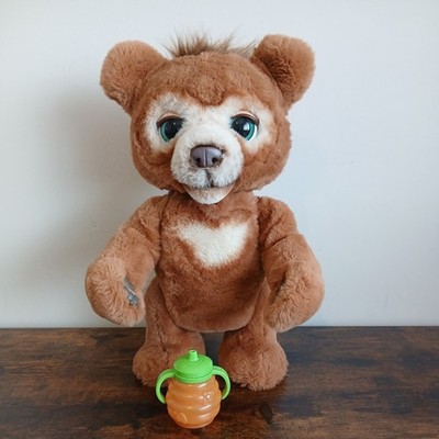 FurReal Cubby der neugierige Bär Spielzeug Teddy Hasbro mit Honigtopf getestet & funktionsfähig