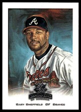 Gary Sheffield 2002 Donruss Diamond Kings #68 Braves MLB READ FREE SHIPPING