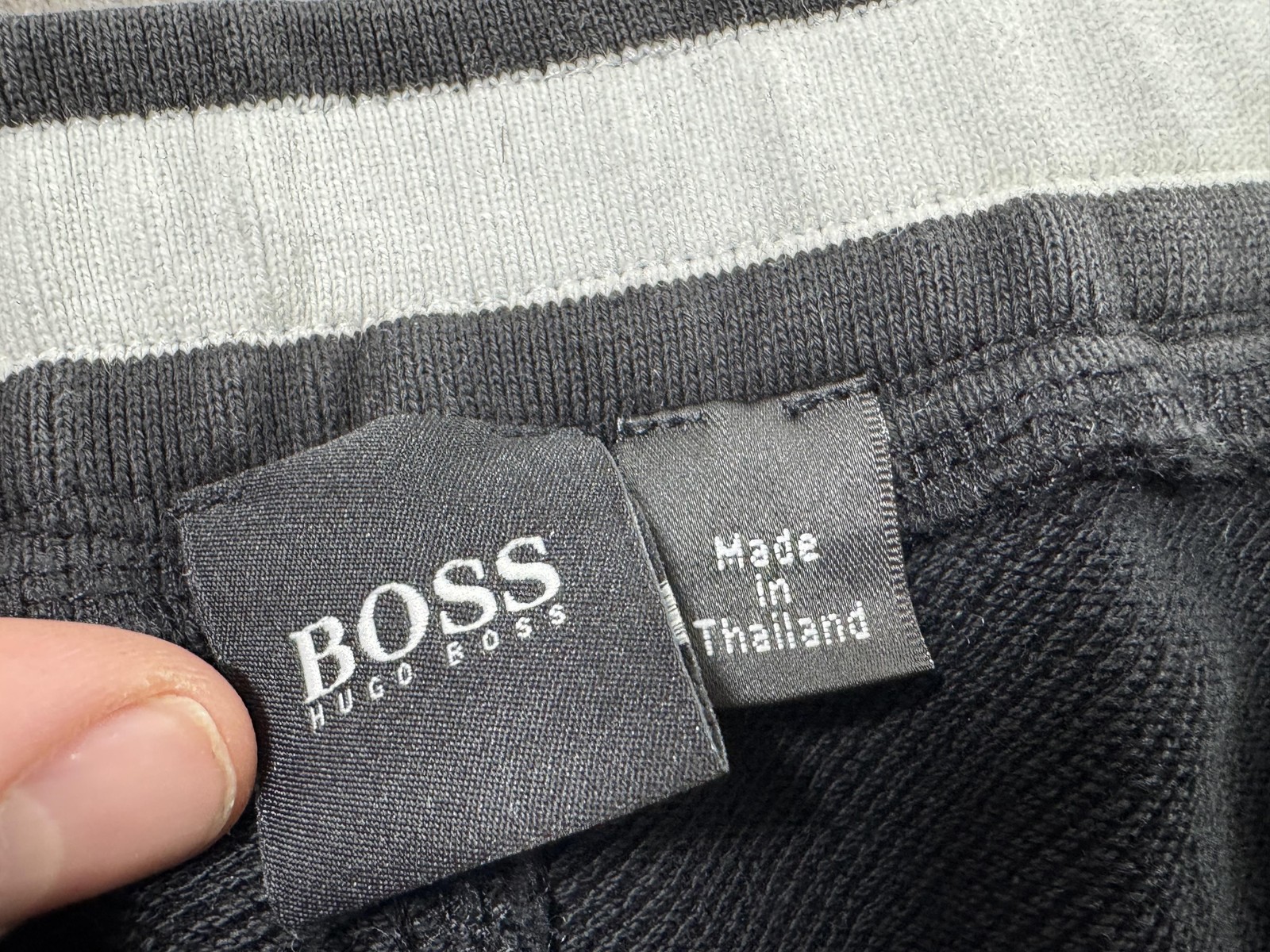 HUGO BOSS Tracksuit Mens 2XL Black French Terry Zip Jacket Pants Lounge Set thumbnail 15