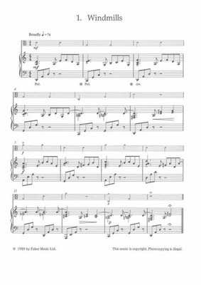 Really Easy Viola Book (with piano) Viola, Piano Music Huws Jones Faber Music