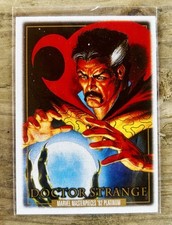 🔥 2024 DOCTOR STRANGE 🔥 Marvel masterpieces ‘92 platinum #24 LEATHER VARIANT