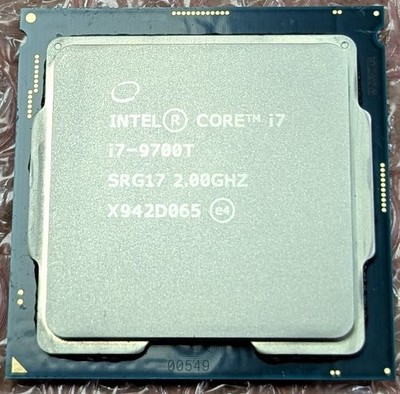 Intel Core i7-9700T 2,00 GHz 12 MB Cache 8-Core Prozessor (SRG17)
