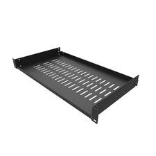 Jingchengmei 1U Vented Cantilever Server Rack Mount Shelf 10" Depth