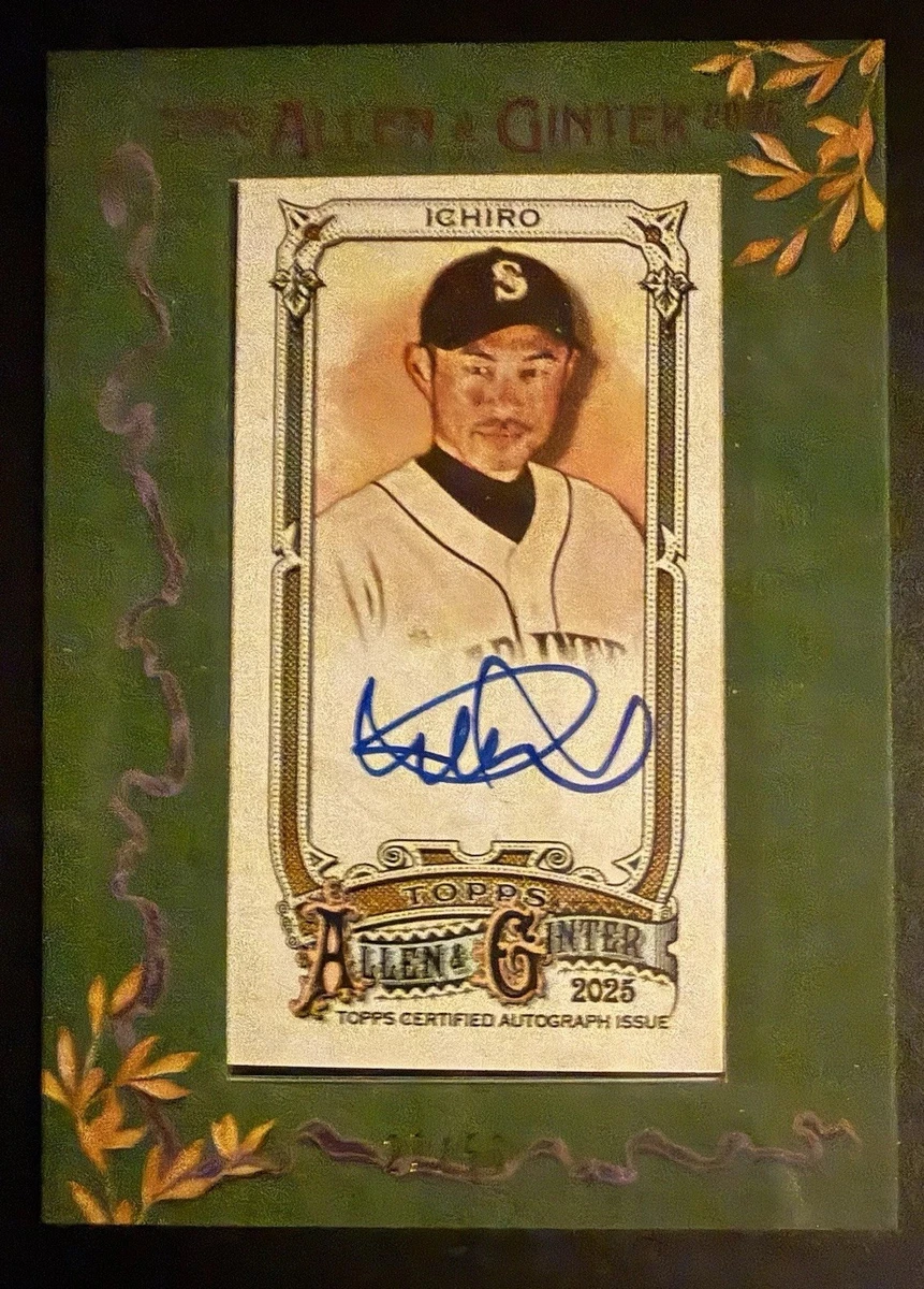 Ichiro Suzuki Seattle Mariners Baseball Autographed Sports Trading