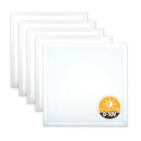 5X Led Panel 62X62 Neutralweiß 5000K 36W Dimmbar 0-10V Pls3.0