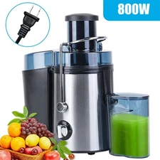800W Electric Juicer Fruit Vegetable Blender Juice Extractor Citrus Machine New