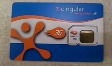 Vintage Cingular Wireless Unused SIM Card Featuring "Jack" Logo QUICK2SHIP 🍉