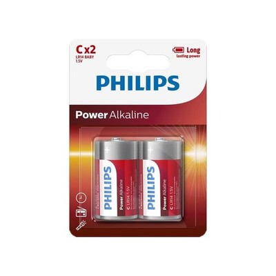 PHILIPS Blister 2 alkaline batteries PHILIPS LR14