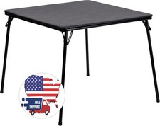 Mesa plegable multiusos cuadrada de 3,5 con s...