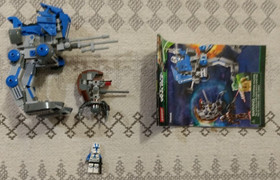 Pre-owned Lego Star Wars set # 75002 AT-RT complete (missing some minifigures)