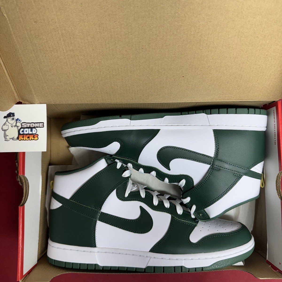 dunk high spartan green womens