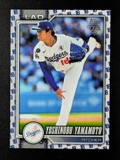 2026 Topps Series 1 YOSHINOBU YAMAMOTO Player Number Border Dodgers #90