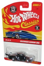 Hot Wheels Classics Series 4 (2007) Silver Chrome Volkswagen Karmann Ghia Car #6