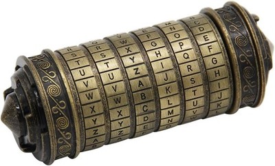 yofit Da Vinci Code Mini Cryptex Lock Puzzle Box with Hidden Compartments... 