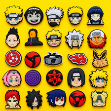 Naruto Style Shoe Charm for Crocs Clogs Bracelet Wristband Anime Gift