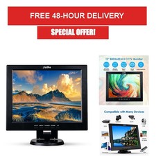 JaiHo 12-Inch 4:3 Security Monitor, 800x600, HDMI, VGA, Remote Control