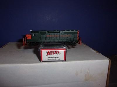 N SCALE ATLAS/53906 GP40 WESTERN PACIFIC NO NUMBER