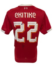 HUGO EKITIKE SIGNED 2025/26 LIVERPOOL FC HOME CUP SHIRT (ACG CERT AG17781)
