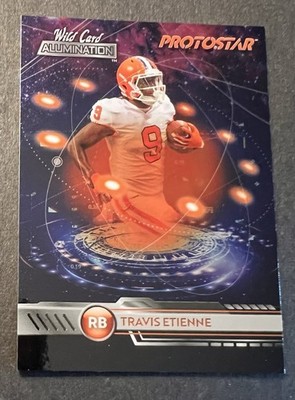 2021 Wild Card Alumination - Protostar Travis Etienne #PS-9 Orange