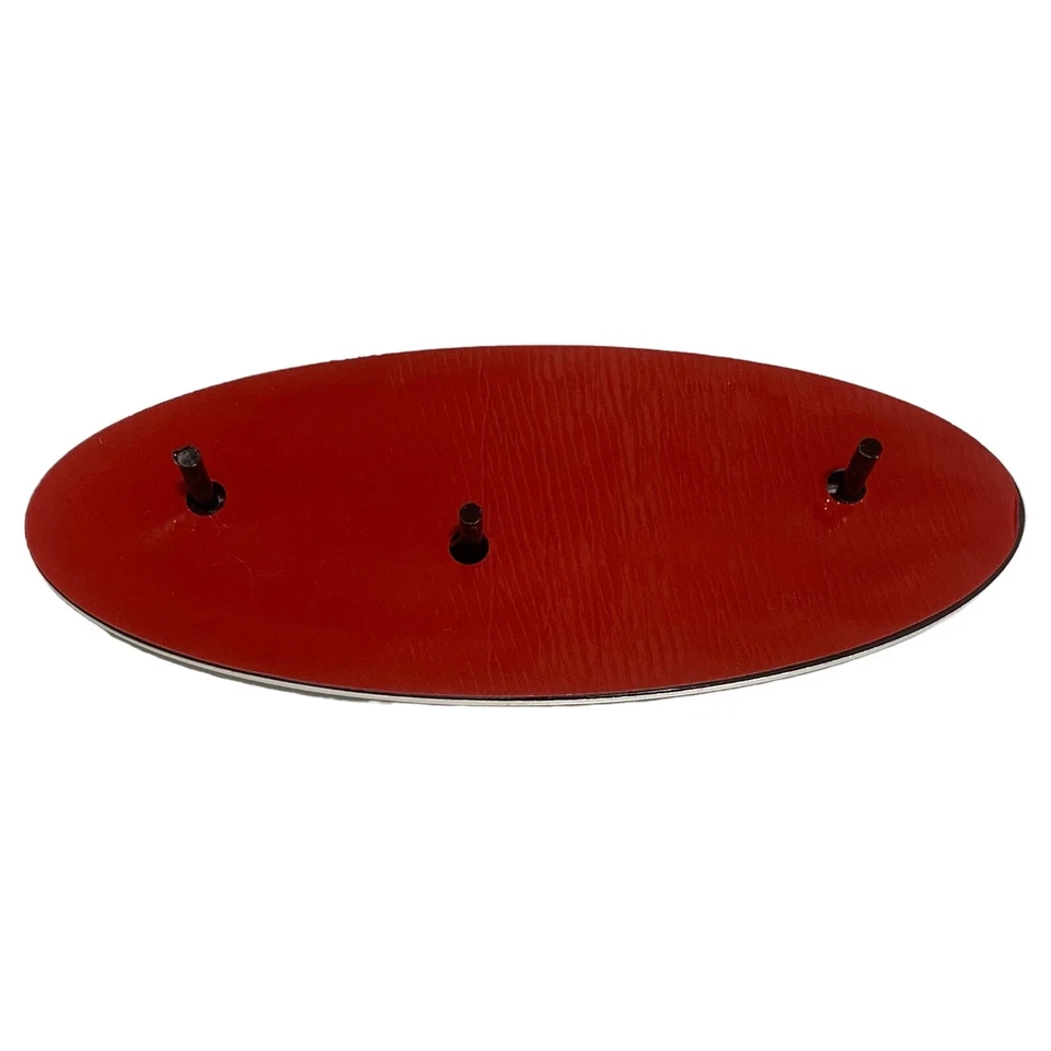 Rejilla o puerta trasera Ford emblema rojo sobre negro - logotipo de 9" para F150 F250 F350 Foto 2 de 2