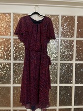 Tahari ASL Women’s Short Sleeve Printed Midi Dress