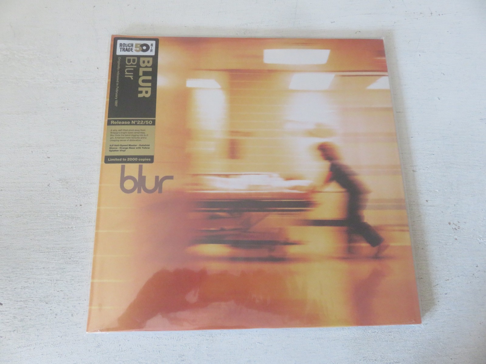 BLUR Blur ROUGH TRADE 50 HALF SPEED MASTER ORANGE & YELLOW SPLATTER VINYL LP