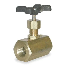 WEKSLER SSV4 Needle Valve, Knob, 5,000 psi 5WL40