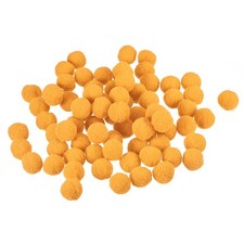 Pom Felt Balls Fabric 1.5cm 15mm Yellow for Crafts Project DIY 100 Pcs