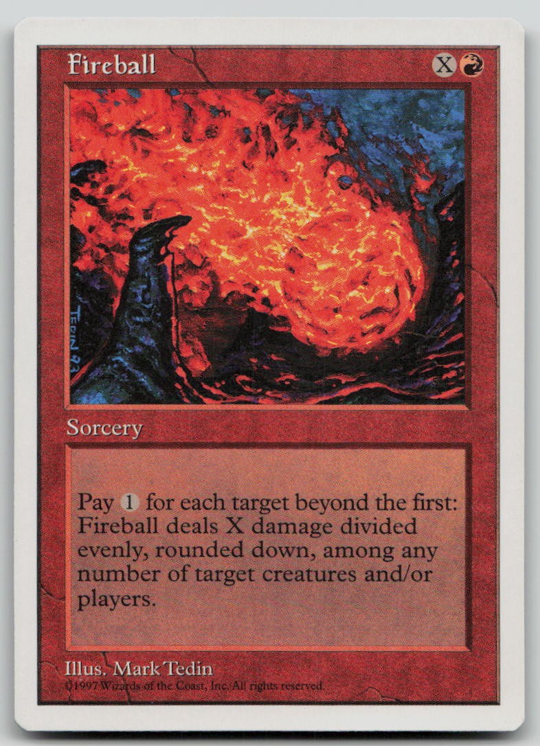 Fireball [Fifth Edition - 227] Near Mint Common Magic