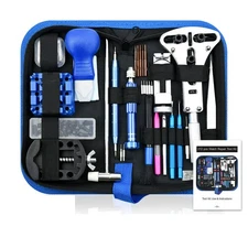 212pcs Watch Repair Kit Watchmaker Back Case Remover Opener Link Pin Spring Bar❀