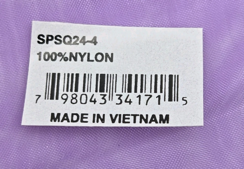 Bolsas de Regalo Cordón Fondo de Cartón 3.25x3x8" Púrpura Refuerzo Organza Lote 23 Foto 4 de 4