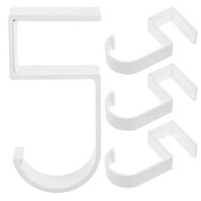 4pcs Desk Mount Hanging Bag Holder Metal Hook Headphones Clamp Organizer