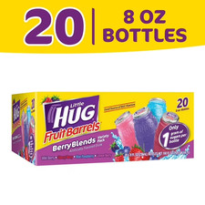 Little HUG Fruit Barrels, Berry Blends, Shelf Stable Kids Drinks Variety Pack, 2