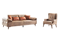 Sitzgruppe Sofagarnitur Wohnlandschaft Polstergarnitur Sofa Couchgarnitur Set 31