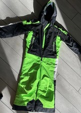 Obermeyer I-Grow One Piece Ski Snow Suit Kids Youth Size 5 Green Boys Girls!