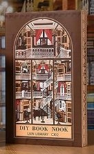 Law Library DIY Book Nook Kit - CJo2