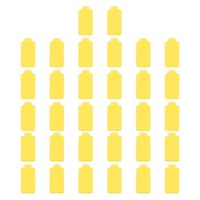 3.5 x 0.8 Inch Cable Labels, 32 Pcs Electronic Cable Identification Tag, Yellow