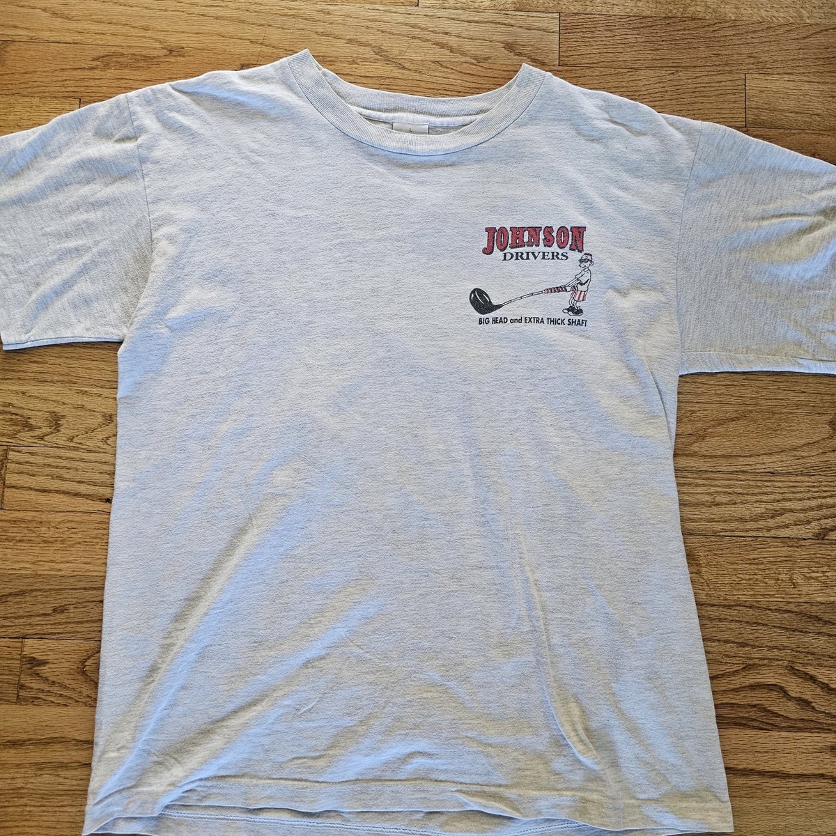Big Johnson Vintage 90s T Shirt Golf Drivers Mens Large Crude 