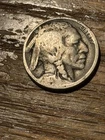 1917-D Buffalo Nickel 5c Semi-Key Date Coin - AG/GOOD DETAIL - Weak Date