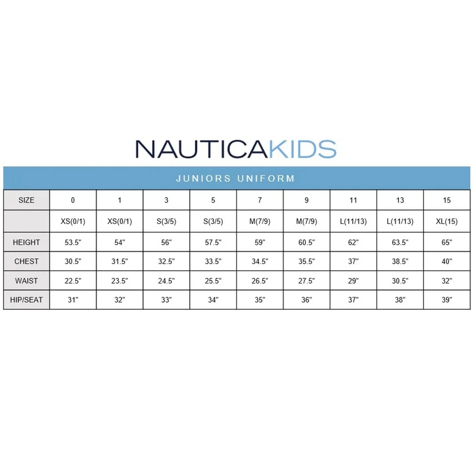 Pantalón Uniforme Nautica Juniors Talla 9 Caqui Foto 3 de 4