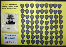dunlop tortex guitar picks .60 Black 72-pack