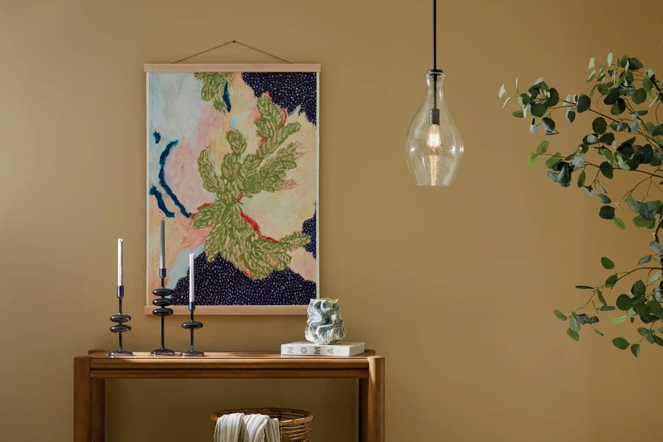 Кулон-колокол Everly 17,75 дюйма 1 лампа с прозрачным семенным стеклом из старой бронзы, fo... - Изображение 4 из 4