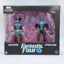 Marvel Legends Fantastic Four Wolverine Spider-Man 2-Pack 2024 Blue Suit Hasbro