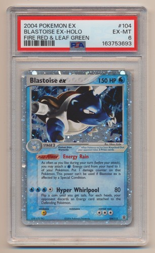 Blastoise ex graded PSA 6 for sale on eBay