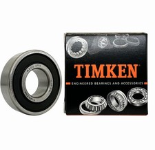 2PACK TIMKEN 6202-2RS Double Rubber Seal Bearings 15x35x11mm, Pre-Lubricated...