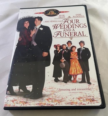 Four Weddings and a Funeral (DVD,1994) Hugh Grant Andie McDowell Rowan Atkinson