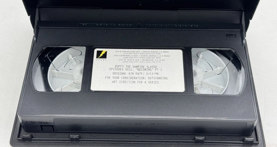 Buffy the Vampire Slayer FYC VHS “Becoming Part 1” 1998 Promo Screener RARE - Image 3 of 4