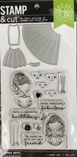 Hero Arts Dress Up Clear Stamp Cut Thin Metal Die Set DC211
